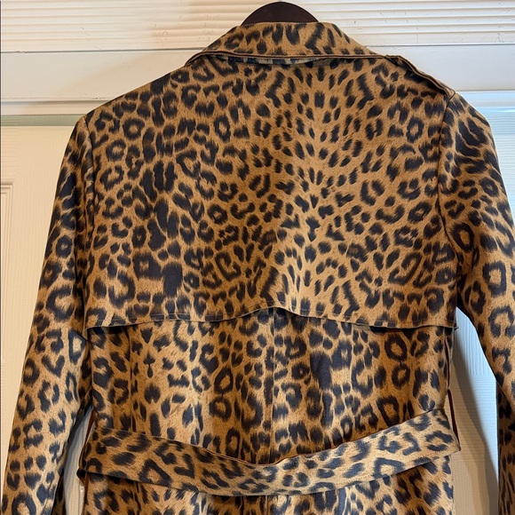 Forever 21 Leopard Print Trench Jacket/Blazer - Picture 9 of 12